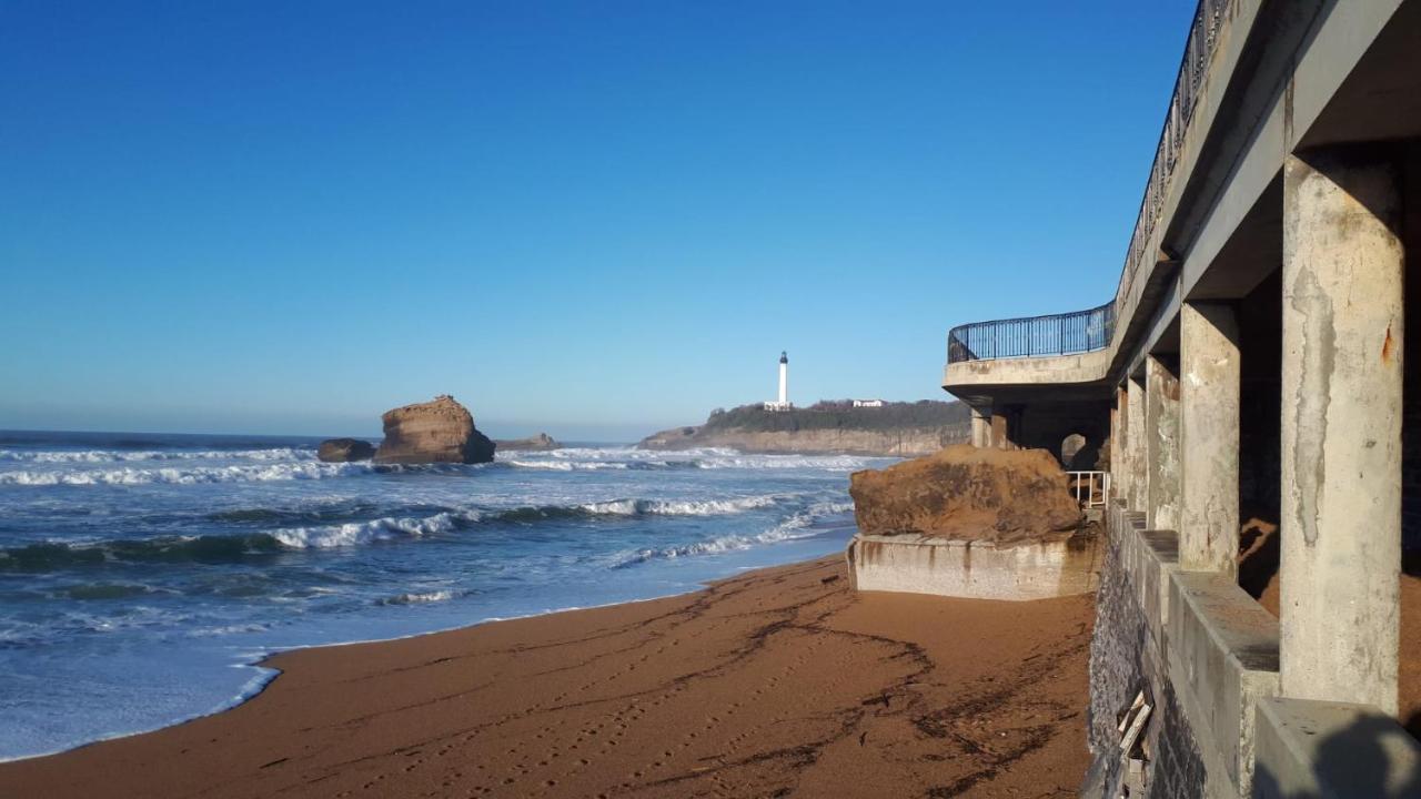 Studio Et Piscine Sur La Grande Plage Biarriz Exterior foto